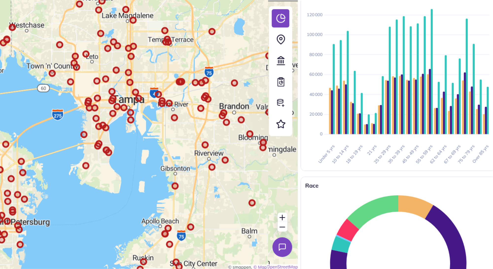 Know your market with Smappen