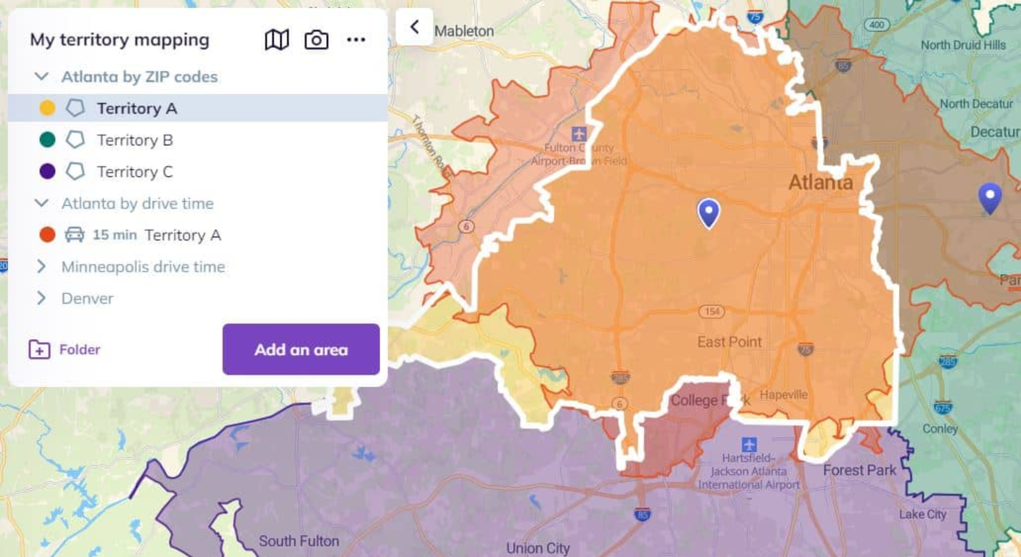 Design territories with Smappen