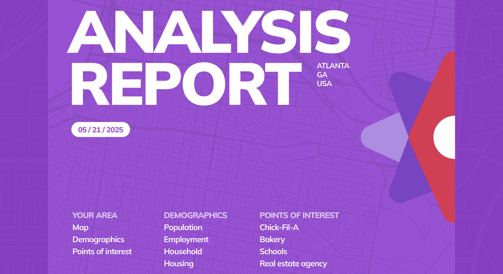 Custom analysis report with Smappen